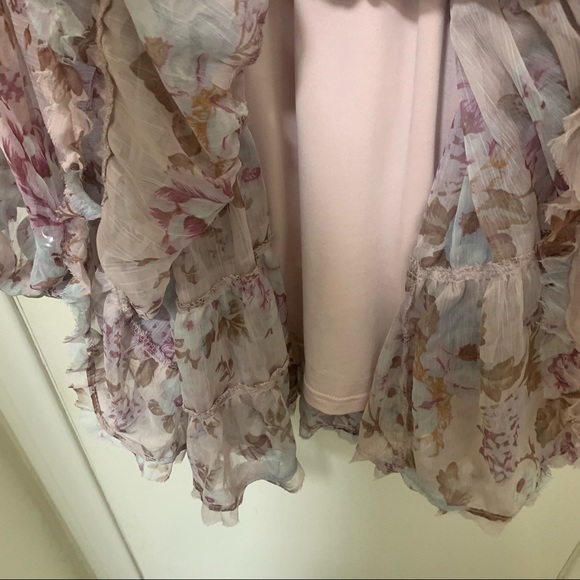 Anthropologie O.P.T Bohemian Floral Dress, Anthropologie Dress, Mini Dress - Picture 10 of 14